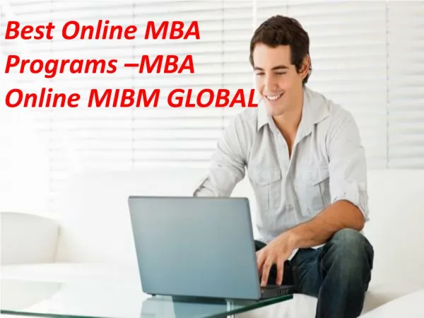 Best Online MBA Programs in INDIA