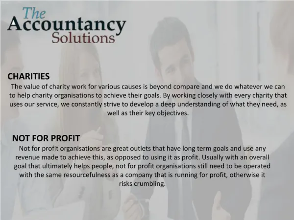 Charity Accounting Services in London