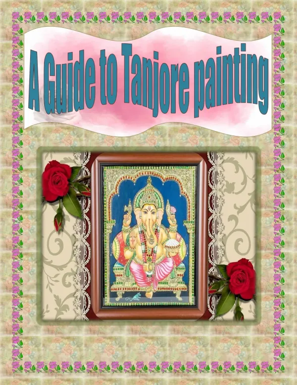 A Guide to Tanjore painting
