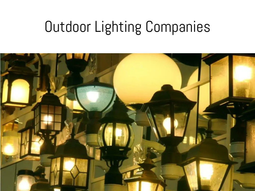 outdoor lighting companies