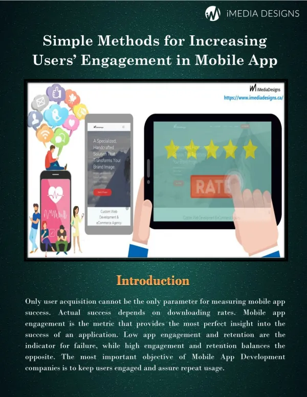 Simple Methods for Increasing Users’ Engagement in Mobile App