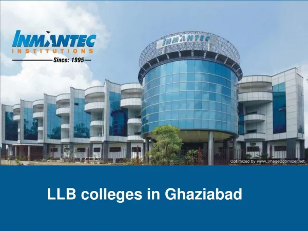 Inmantec Institutions: Management and Law College In Delhi NCR