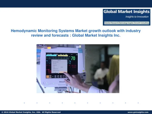 Hemodynamic Monitoring Systems Market growth outlook with industry review and forecasts