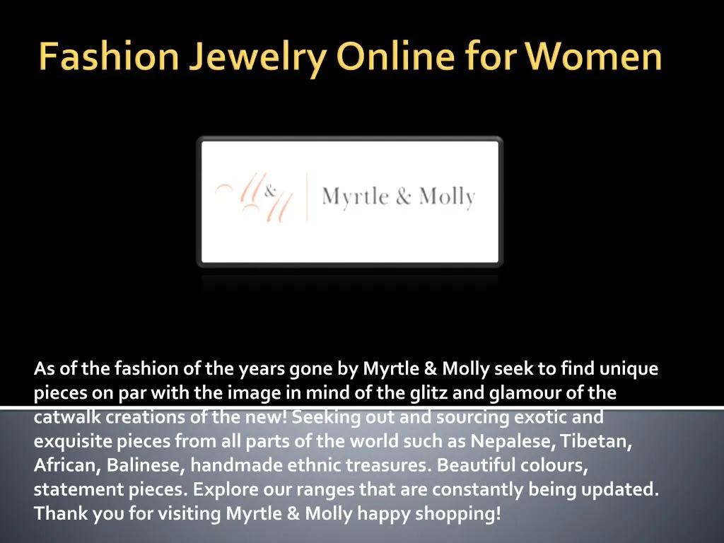 fashion jewelry online for women