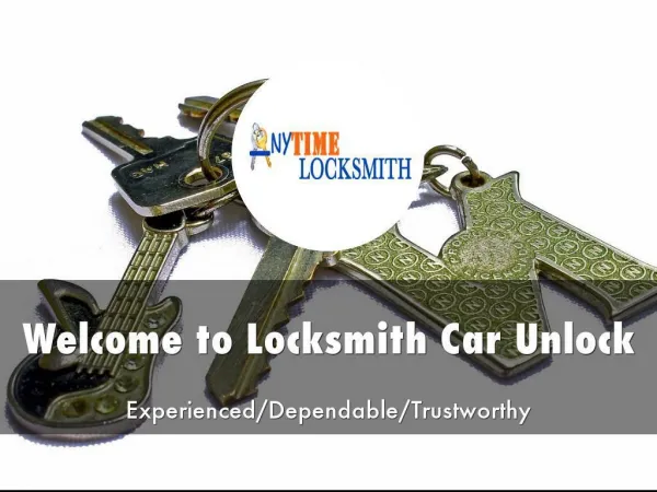 Information Presentation Of Anytime Locksmith