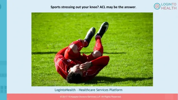 Sports stressing out your knee? ACL may be the answer.