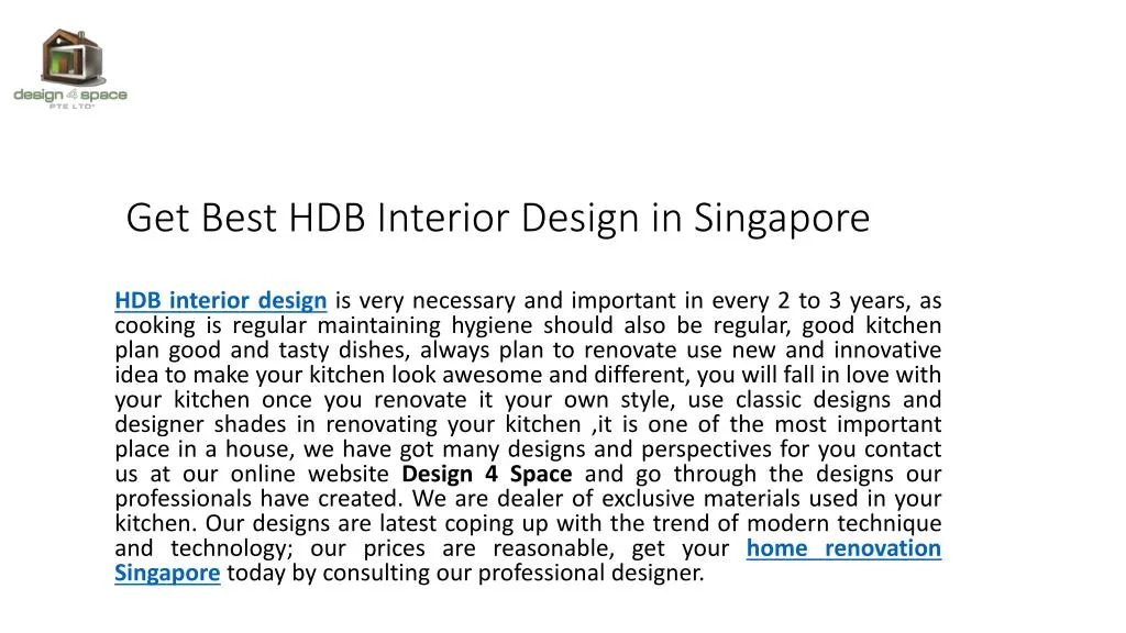 get best hdb interior design in singapore