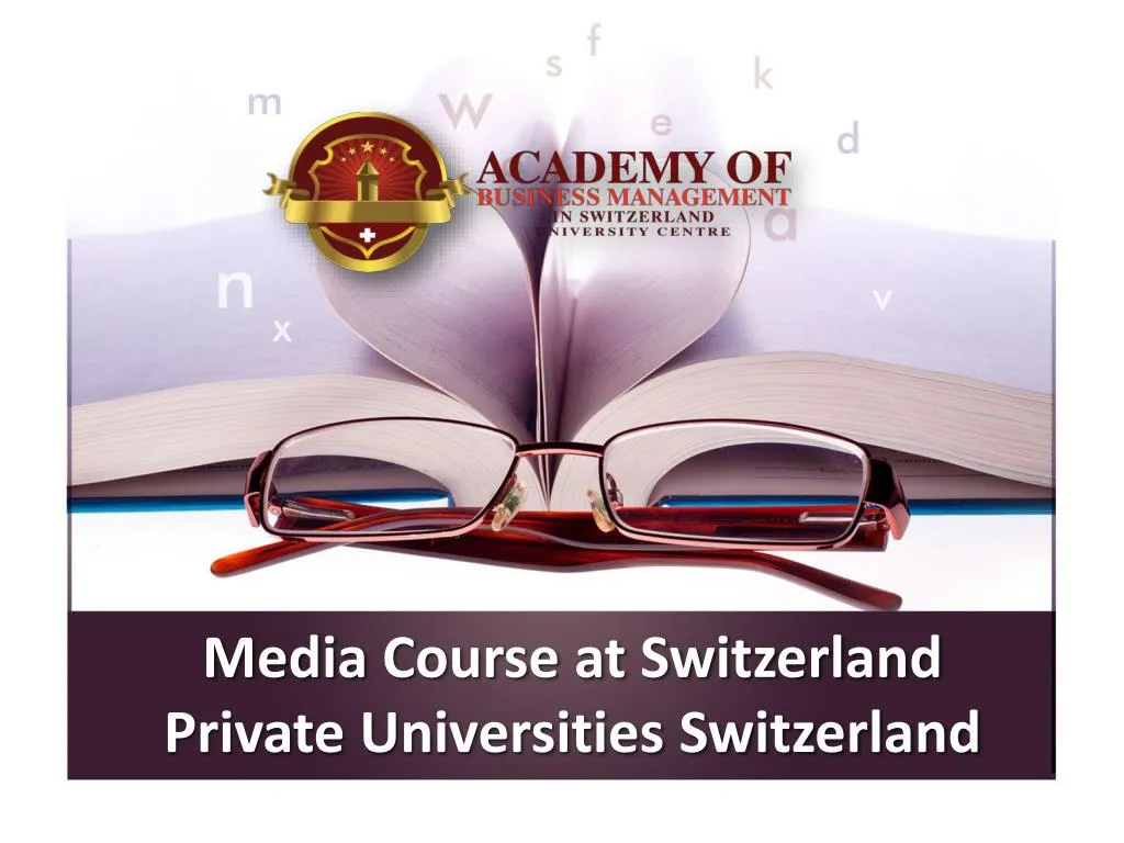 media course at switzerland private universities switzerland