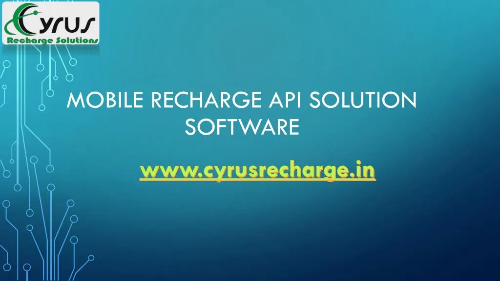 mobile recharge api solution software