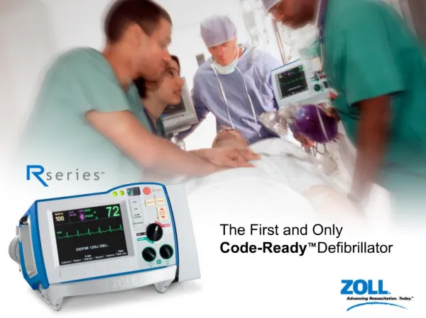 The First and Only Code-Ready Defibrillator