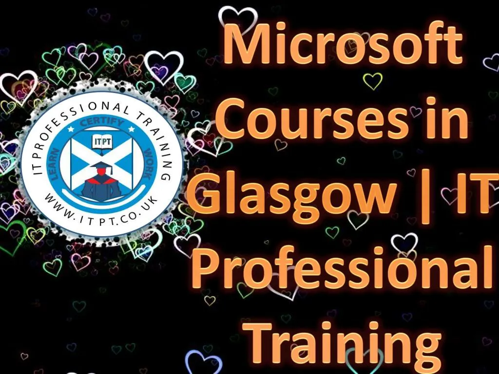 microsoft courses in glasgow it professional training