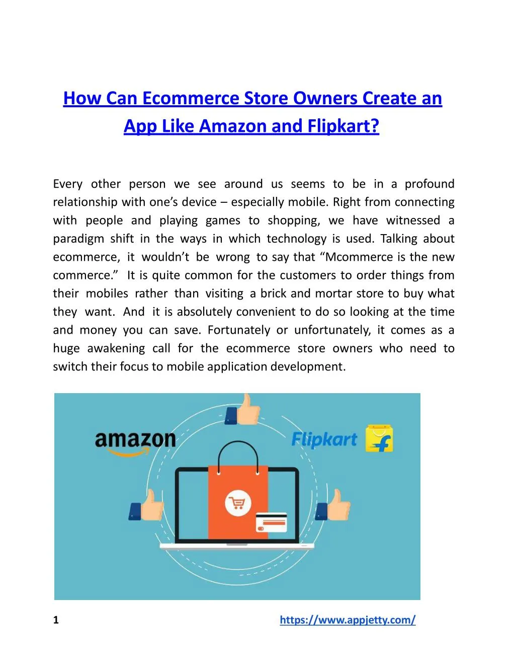 how can ecommerce store owners create an app like