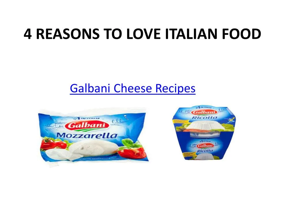 4 reasons to love italian food