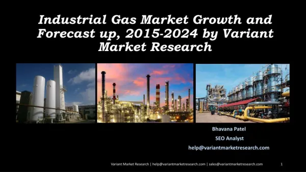 Industrial Gas Market Global Scenario, Market Size, Outlook, Trend and Forecast, 2015 – 2024