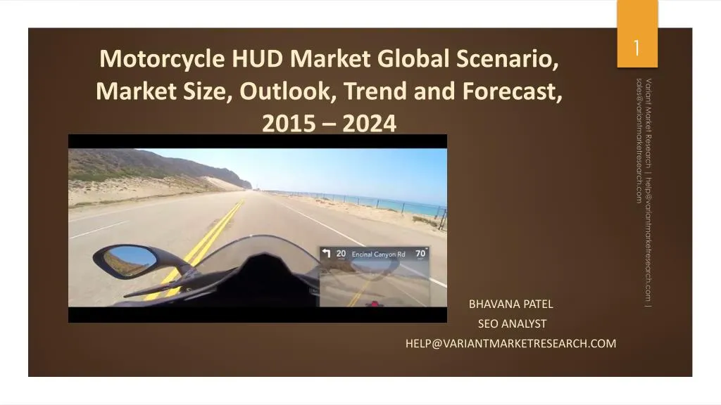 motorcycle hud market global scenario market size outlook trend and forecast 2015 2024