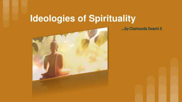 Ideologies of spirituality