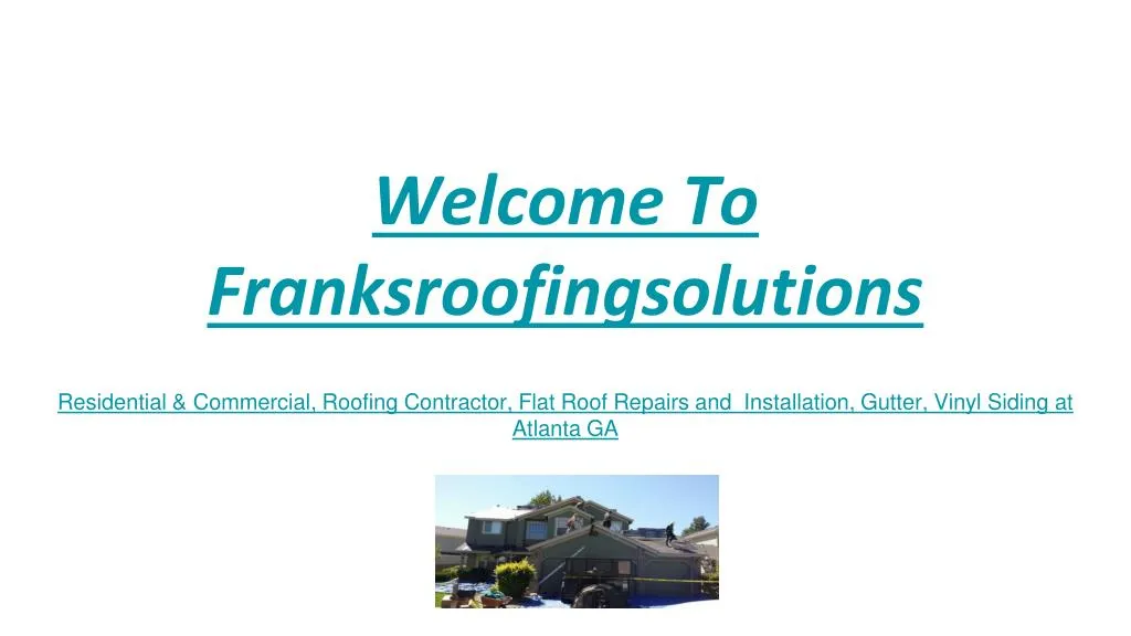 welcome to franksroofingsolutions