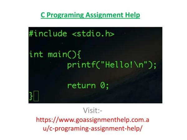 C Programming Assignment Help|Help with C Programming Assignment