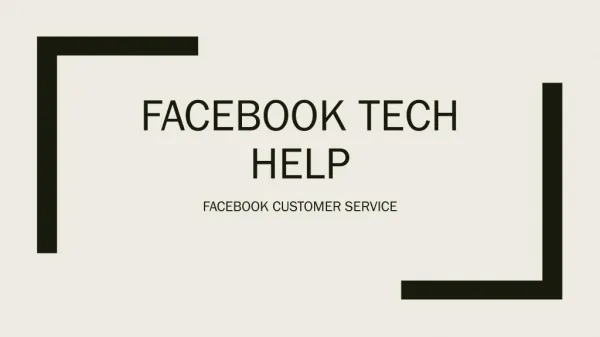 FACEBOOK SUPPORT NUMBER