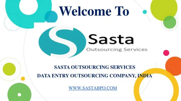 Data Processing Services, India | Sasta Outsourcing Services