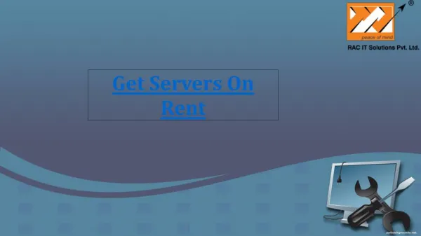 Buy Servers on Rent