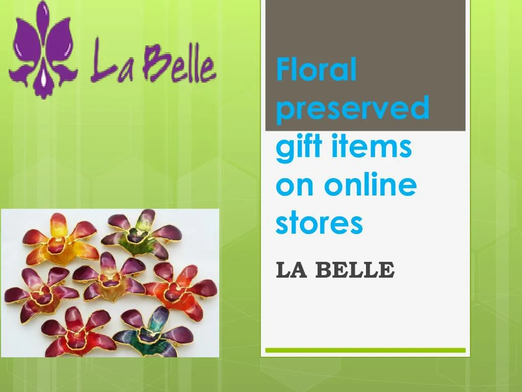 floral preserved gift items on online stores