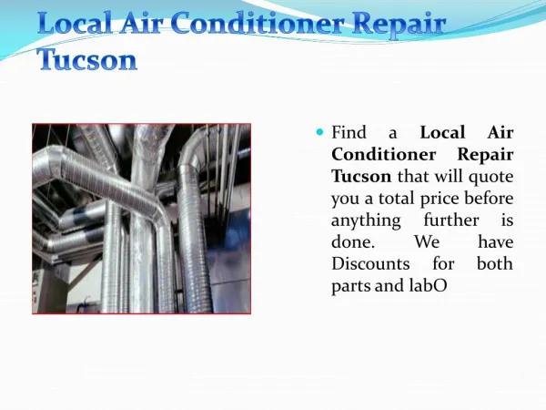 Tucson Air Conditioner Repair