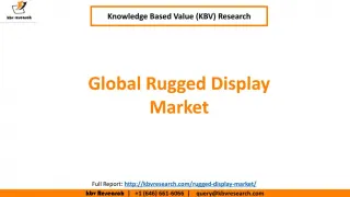 Global Rugged Display Market Size - slide 1
