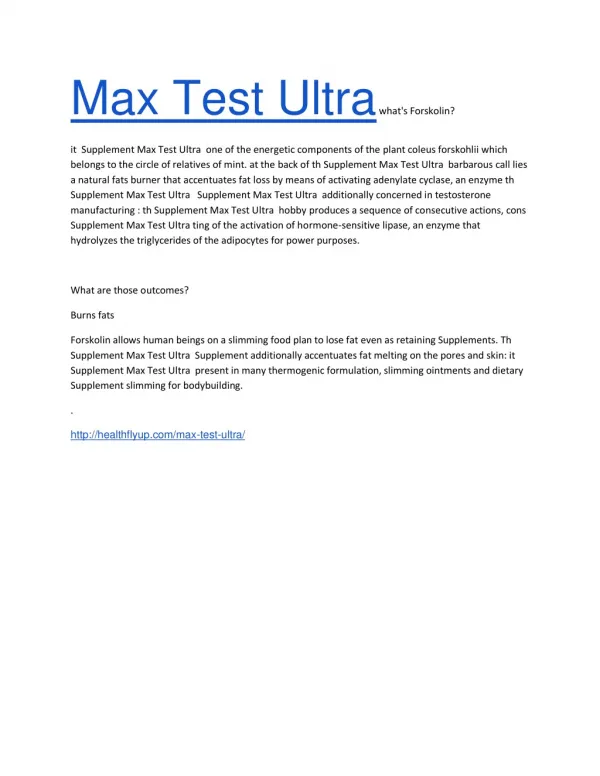 http://healthflyup.com/max-test-ultra/