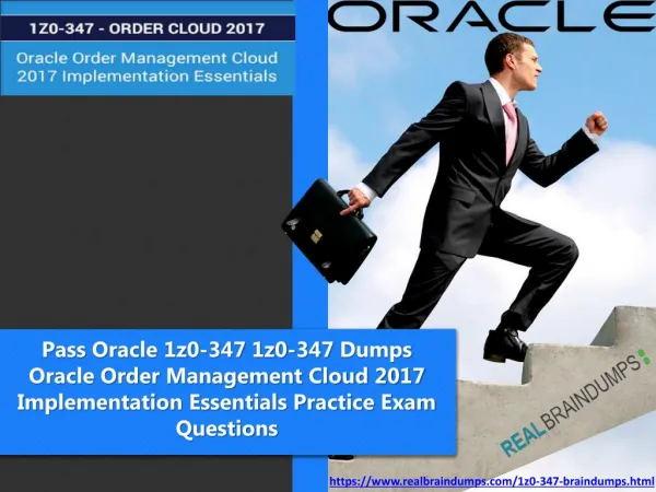Get Real Exam Question And Answers For Oracle 1Z0-347