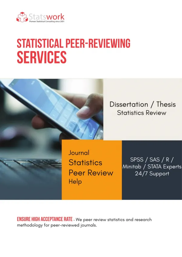 Statistical Peer Reviewing Services | www.statswork.com