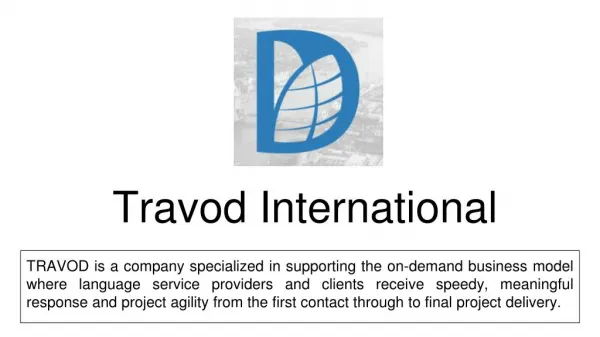 Famous Translations Services - Travod International