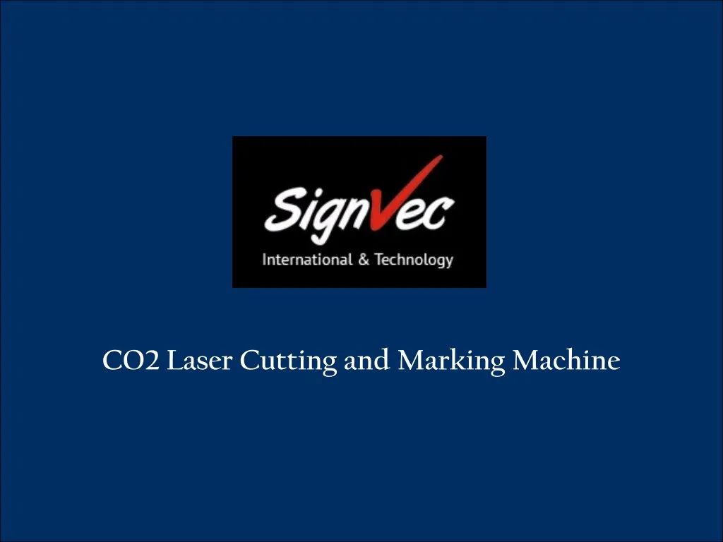 co2 laser cutting and marking machine