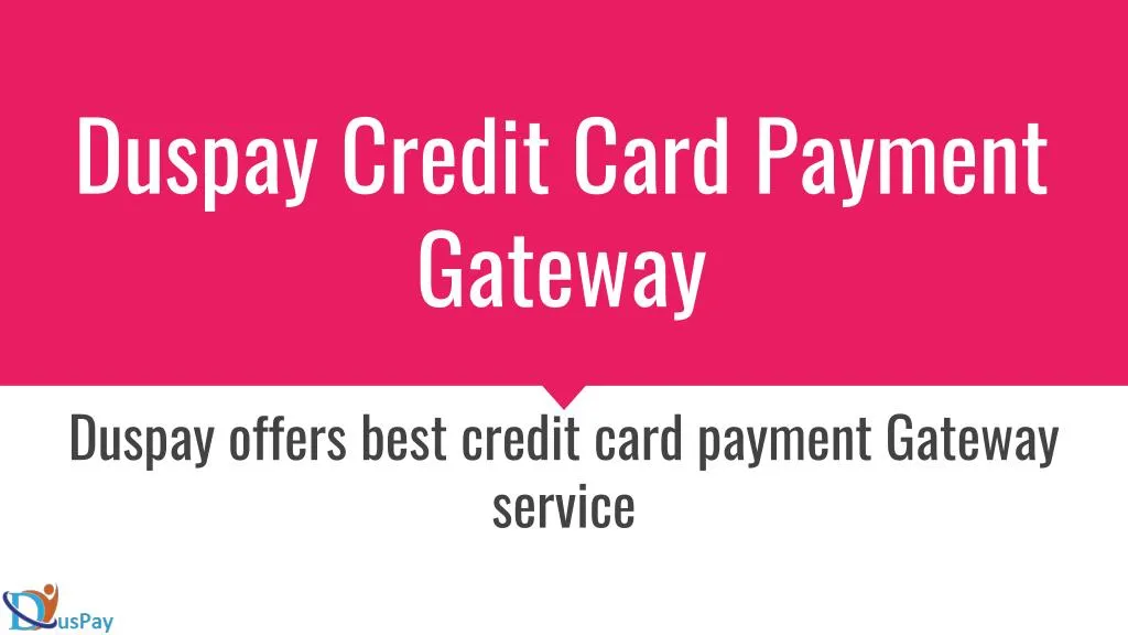 duspay credit card payment gateway