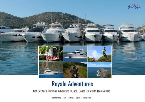 Costa Rica Adventure Vacation Packages from Jaco Royale