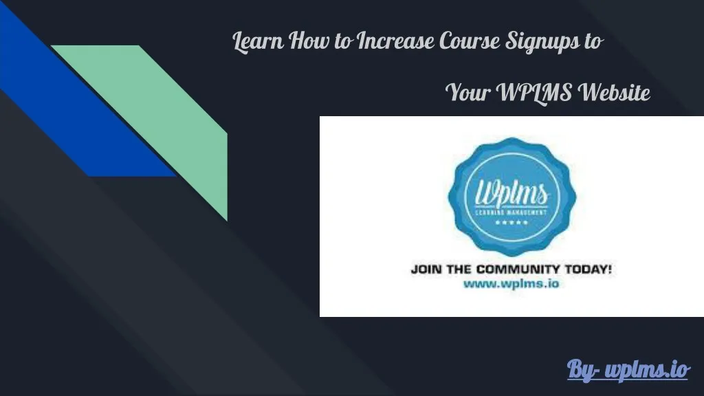 learn how to increase course signups to