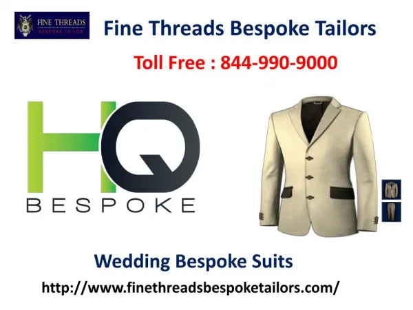 Best Wedding Bespoke Suits by Tailors in New York