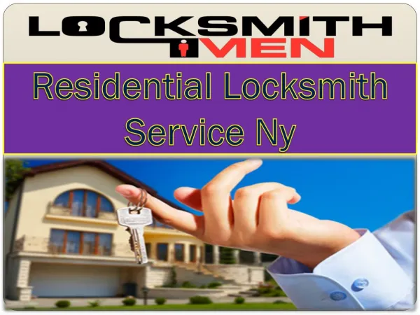 Residential Locksmith Service Ny