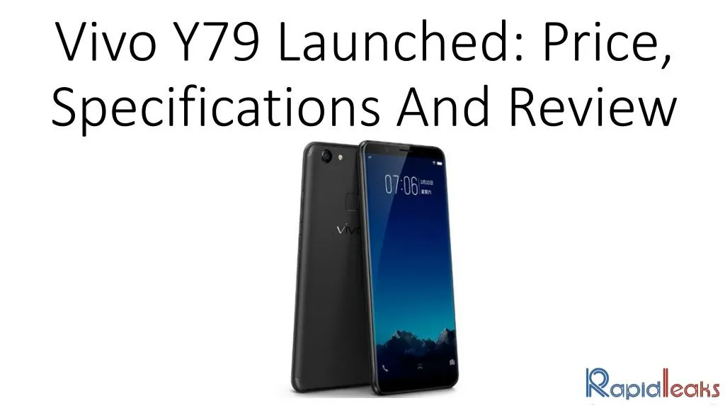 vivo y79 launched price specifications and review
