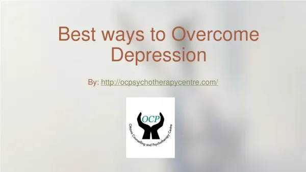 Best ways to come out of Depression
