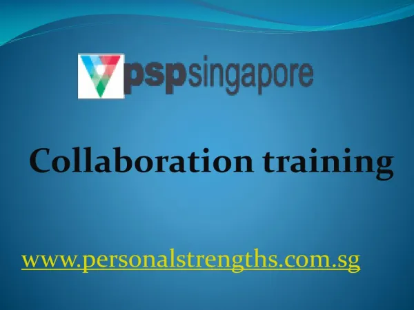 Collaboration training - personalstrengths.com.sg