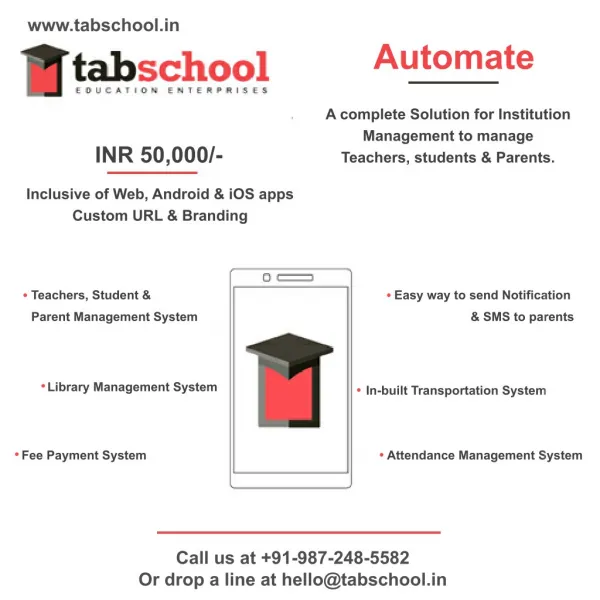 ERP Solution | Learning Management Software | Tab School Inc Chandigarh