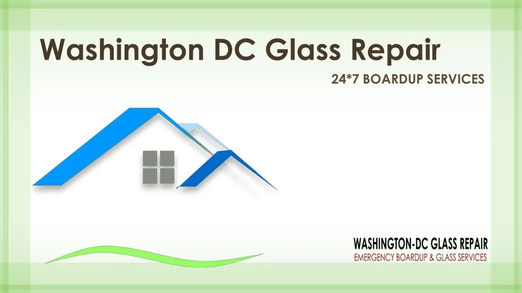 washington dc glass repair