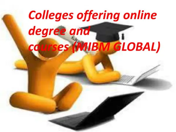 colleges offering online degree and courses mibm