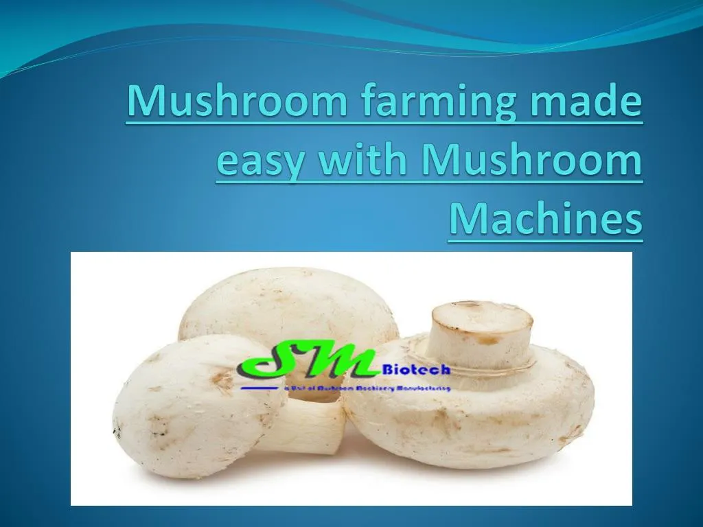 mushroom farming made easy with mushroom machines