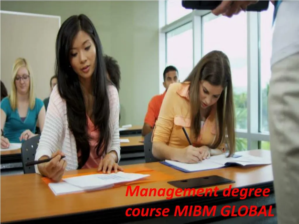 management degree course mibm global