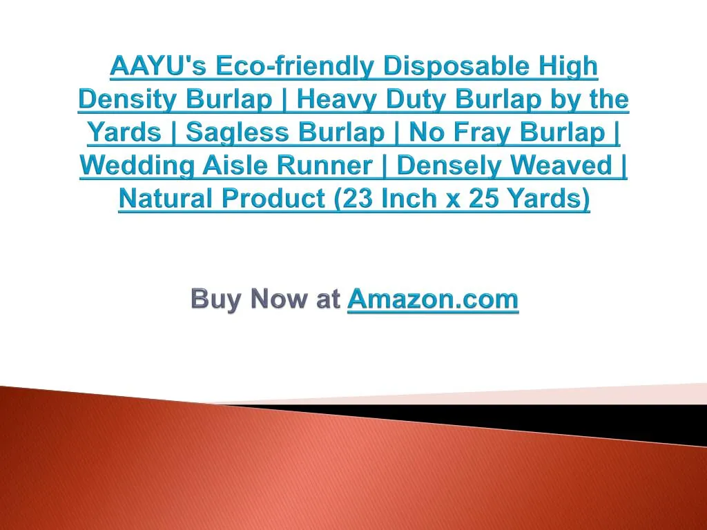 aayu s eco friendly disposable high density