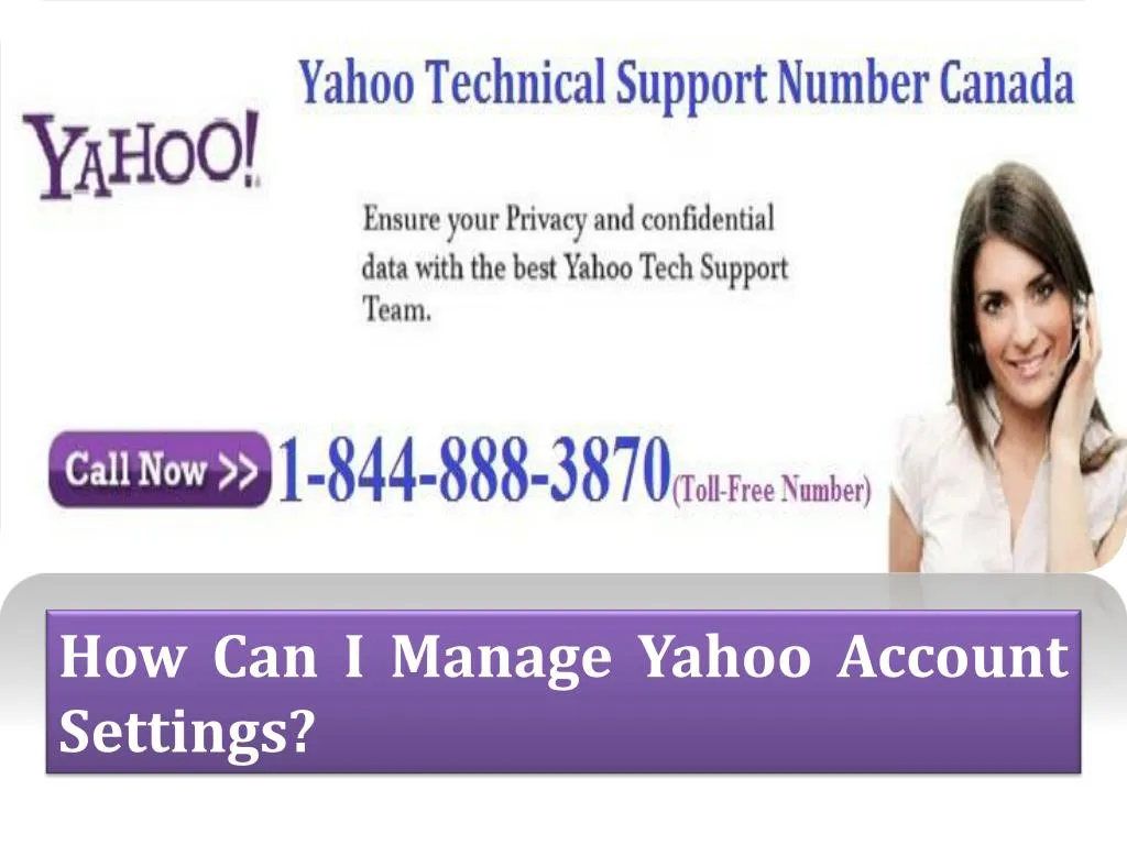 how can i manage yahoo account settings