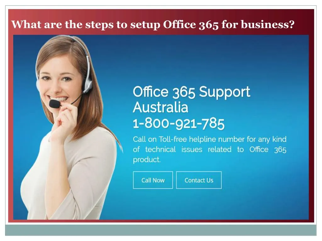 what are the steps to setup office