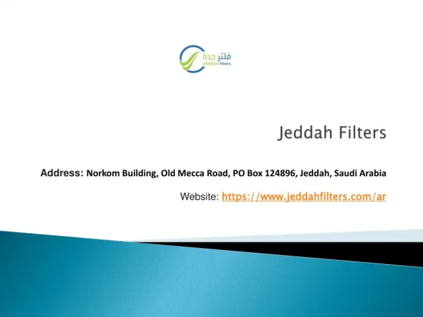 Jeddah Filters